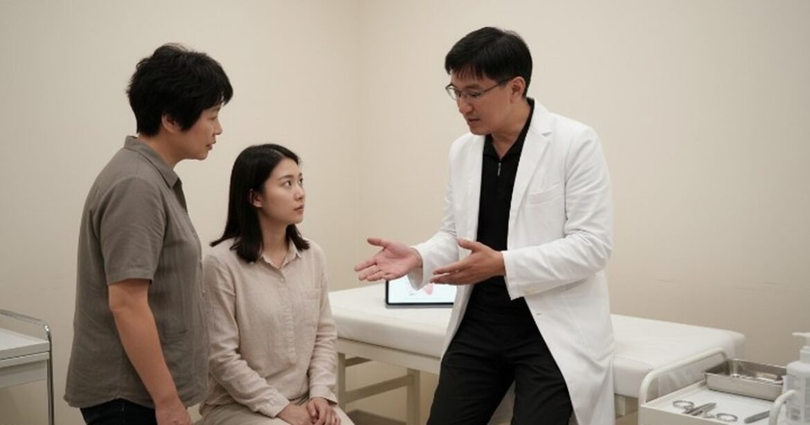 玻尿酸注射效果的真實案例說明，展示患者改善前後的面部變化。