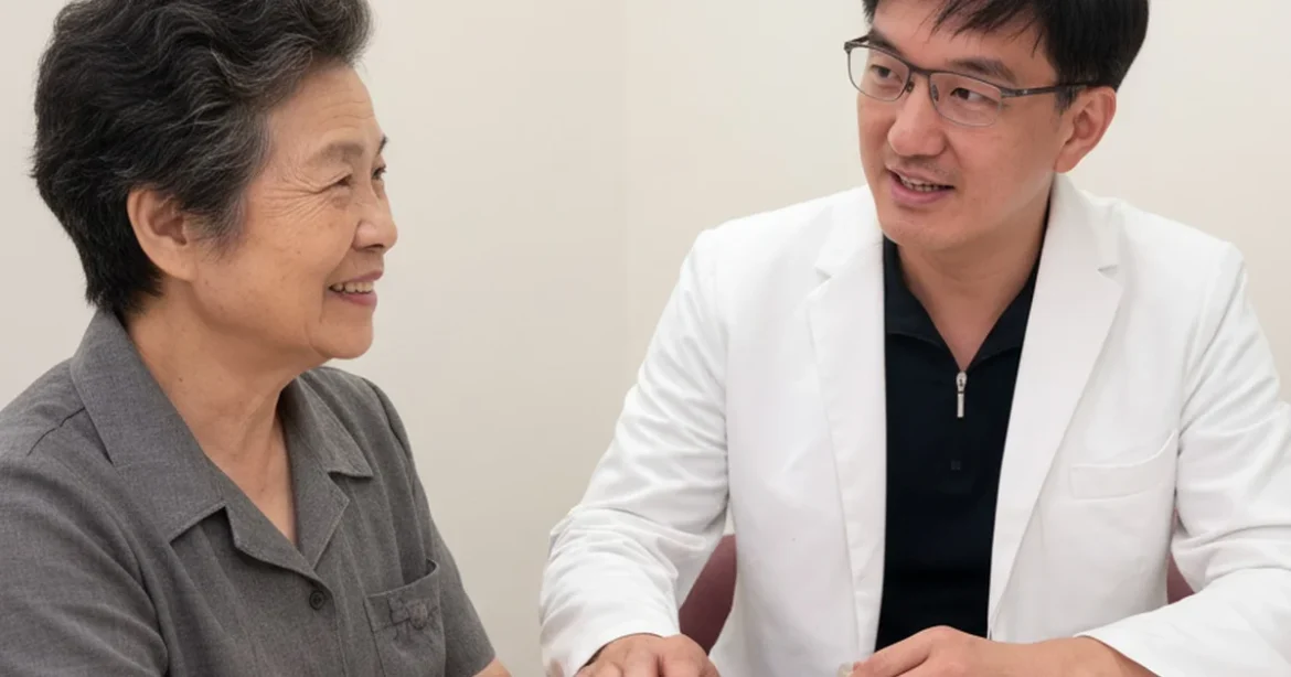 肝斑與基因的關聯性解說，展示基因影響下的肝斑形成情況。