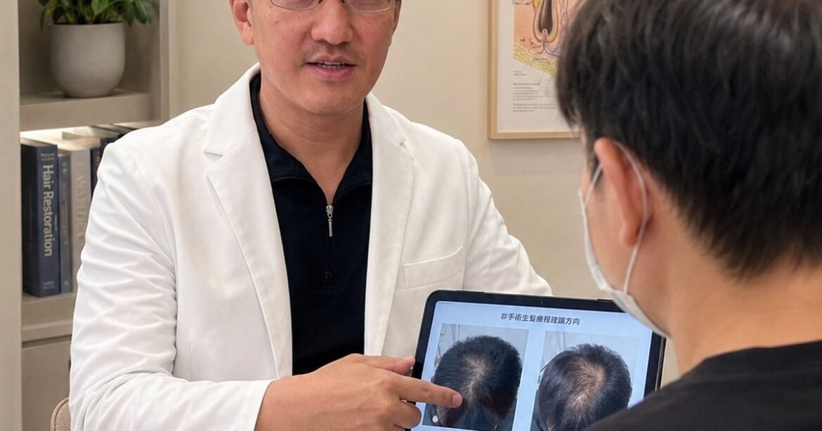中年落髮非手術增髮方法：吳芮醫師告訴你如何應對壓力性掉髮